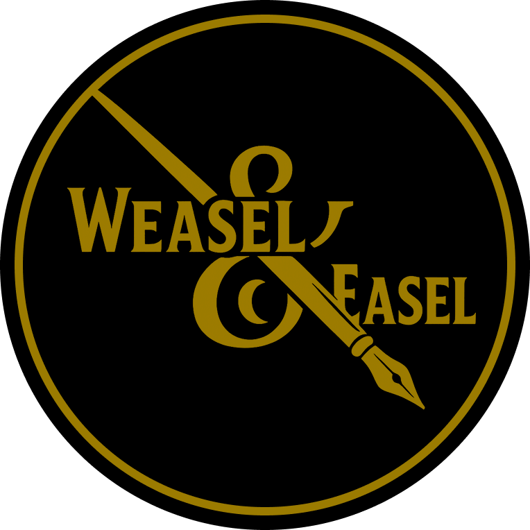 Weasel and Easel logo